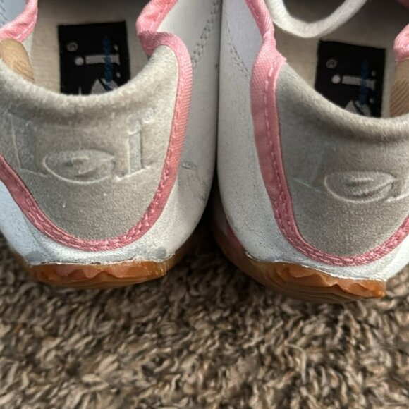 Vintage l.e.i Trainers Pink and White Shoes Size 9 1/2 - Picture 12 of 13